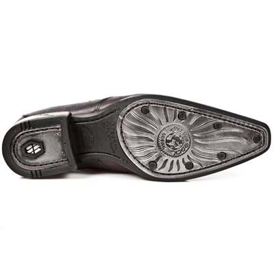  ARCILLA LILA VIP 1 NEGRO SUELA ACERO TACON VIP ACE New Rock M.2246-C3  6