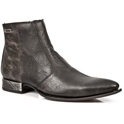  ARCILLA CUERO VIP 1 MARRON SUELA CUERO TACON VIP A New Rock M.2260-C7  2