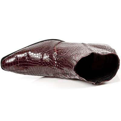  COCO BURDEOS BRILLO, VIP-1 NEGRO TACON ACERO New Rock M.2260-R3  7