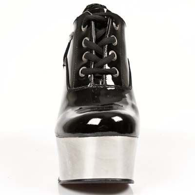  CHAROL NEGRO PLATAFORMA DARK ACERO New Rock M.DK004-C10  3