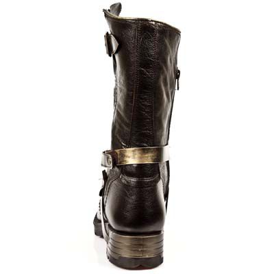 Сапоги BUFALO MARRON PULIK ORO MOTOROCK MARRON TACON ORO New Rock M.MR003-C2 Изображение 5