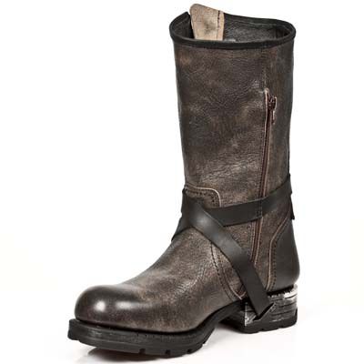  ARCILLA CUERO ITALI NEGRO MOTOROCK NEGRO T ACERO New Rock M.MR003-C3  4