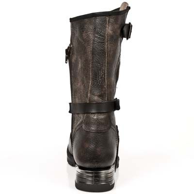  ARCILLA CUERO ITALI NEGRO MOTOROCK NEGRO T ACERO New Rock M.MR003-C3  5