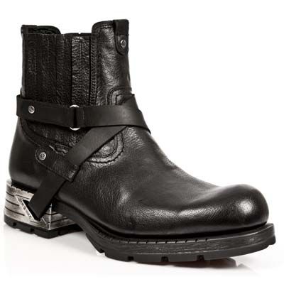  BUFALO E ITALI NEGRO, MOTOROCK NEGRO TACON ACERO New Rock M.MR006-C1  2