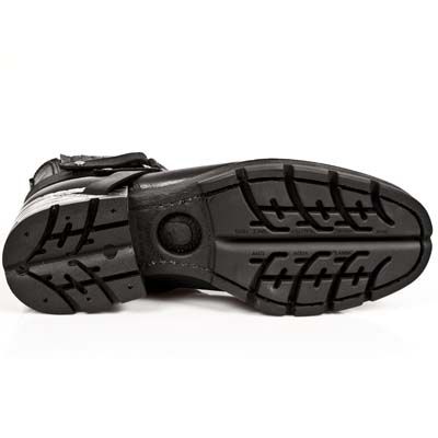  BUFALO E ITALI NEGRO, MOTOROCK NEGRO TACON ACERO New Rock M.MR006-C1  6