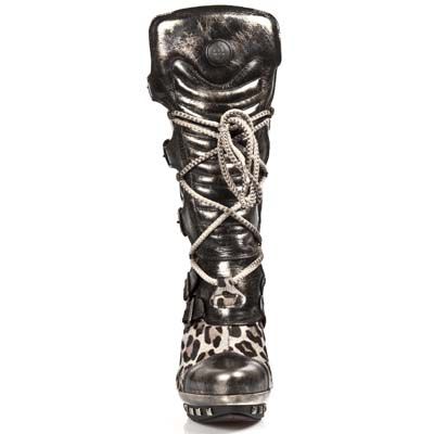  BOX OROMANE LEOPARDO PELO MARRON PLATAF ORO PUN New Rock M.PUNK001-C7  3