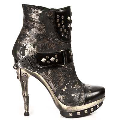  NOMADA NEGRO ANTE NEGRO TEJUS ORO PLATAF ORO PU New Rock M.PUNK003-C2  1
