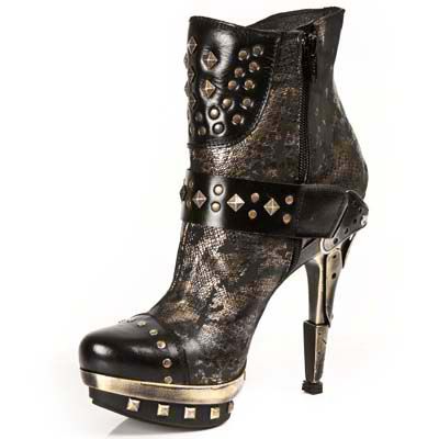  NOMADA NEGRO ANTE NEGRO TEJUS ORO PLATAF ORO PU New Rock M.PUNK003-C2  4