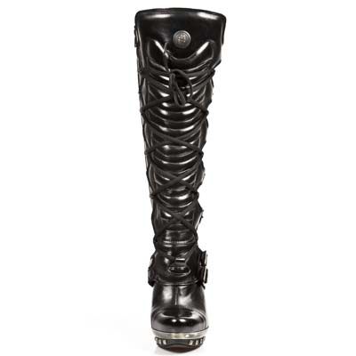  NOMADA NEGRO PLAT ORO PUNK PIRAMID TACON RECICL New Rock M.PUNK005-C3  3