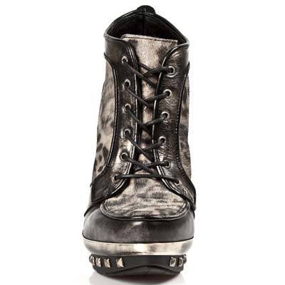  BOX OROMANE VELOUR LEOPARDO BEIG NEGRO PLAT ORO New Rock M.PUNK006-C3  3