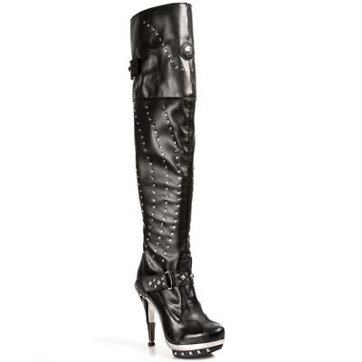  NAPA NEGRA NAPA ELASTICA NEGRA PLAT ACERO PUNK New Rock M.PUNK009-C1  2