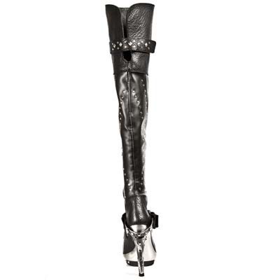  BUFALO NEGRO NAPA ELASTICA NEGRA PL ACERO PUNK New Rock M.PUNK009-C2  5