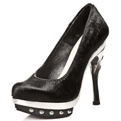  POTRO PELO NEGRO VIVO NEGRO PL ACERO PUNK GARRA New Rock M.PUNK012-C1  2