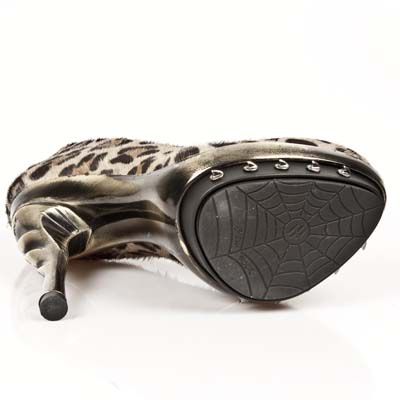  LEOPARDO PELO MARRON VIVO MARRON PL ORO PUNK GA New Rock M.PUNK012-C2  6
