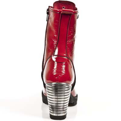  CHAROL ARRUGADO ROJO, TRAIL NEGRO TACON ACERO New Rock M.TR001-R1  5