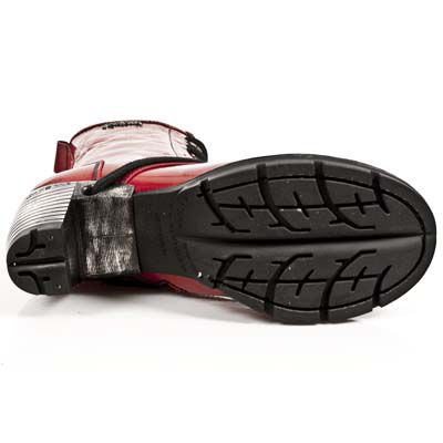  CHAROL ARRUGADO ROJO, TRAIL NEGRO TACON ACERO New Rock M.TR001-R1  6