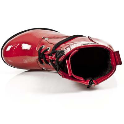  CHAROL ARRUGADO ROJO, TRAIL NEGRO TACON ACERO New Rock M.TR001-R1  7