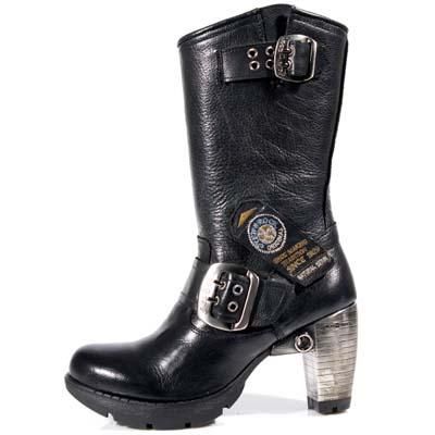  BUFALO NEGRO TRAIL NEGRO TACON ACERO New Rock M.TR007-C1  1