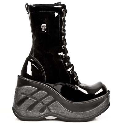  CHAROL NEGRO LISO, CUNA SPORT NEGRO New Rock M.9841-C1  1
