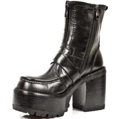  NOMADA NEGRO, PLATAFORMA EIGHTIES BLACK New Rock M.9950-S1  4