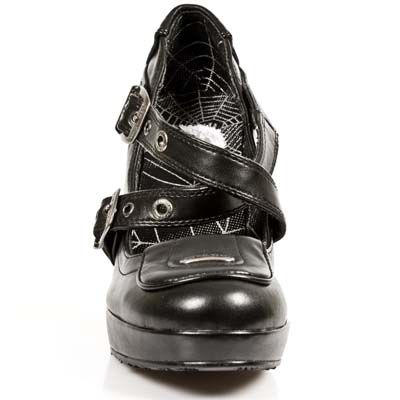  BOX NEGRO, PLATAFORMA TACON GOTH ACERO New Rock M.5805-S1  3