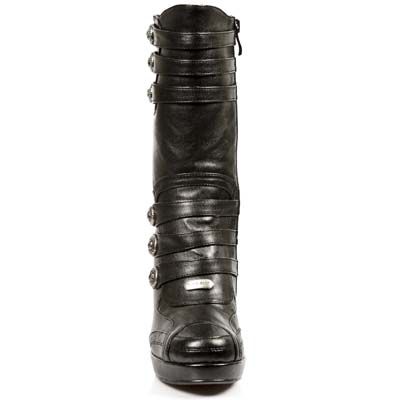  BOX NEGRO, PLATAF TACON GOTH ACERO New Rock M.5813-S1  3