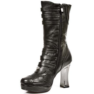  BOX NEGRO, PLATAF TACON GOTH ACERO New Rock M.5813-S1  4