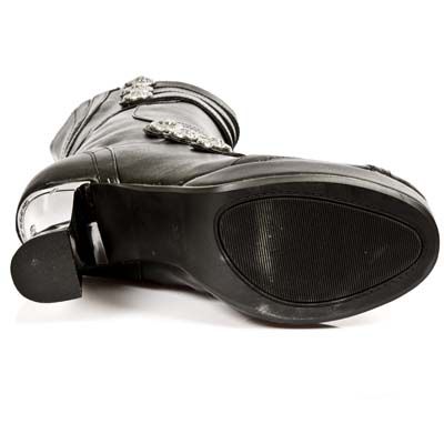  BOX NEGRO, PLATAF TACON GOTH ACERO New Rock M.5813-S1  6