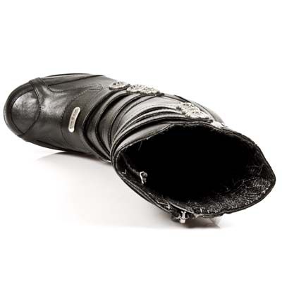  BOX NEGRO, PLATAF TACON GOTH ACERO New Rock M.5813-S1  7