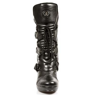  BOX NEGRO, PLATAFORMA TACON GOTH ACERO New Rock M.5815-S1  3