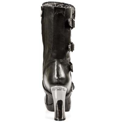  BOX NEGRO, PLATAFORMA TACON GOTH ACERO New Rock M.5815-S1  5