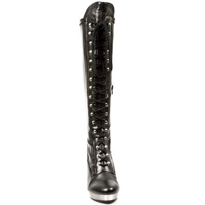  BOX NEGRO, PLATAFORMA TACON ROCK ACERO New Rock M.5008-S1  3
