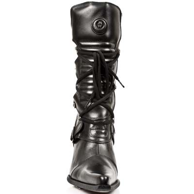  ITALI Y ROCK NEGRO, MALICA TACON CARIBE ACERO New Rock M.9373-S2  3