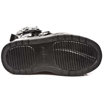  CHAROL ARRUGADO NEGRO PLATAFORMA SPACE New Rock M.1473-C1  6