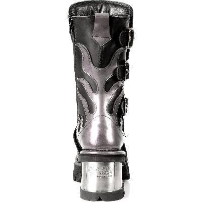 ITALI NEGRO Y ANTIC LILA, PLANING NEGRO M8 ACERO New Rock M.362-S1  5