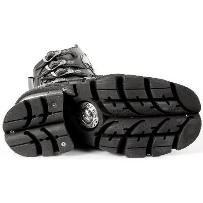  ITALI NEGRO Y ANTIC LILA, PLANING NEGRO M8 ACERO New Rock M.362-S1  6