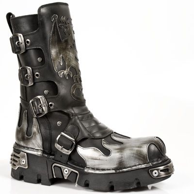  ITALI NEGRO Y ANTIC ACERO, REACTOR NEGRO TOBERAS New Rock M.600-S1  2