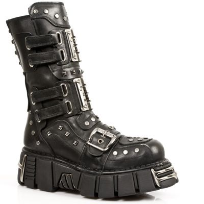  PULIK E ITALI NEGRO, TOWER NEGRO ACERO New Rock M.794-S1  2