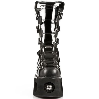Сапоги ITALI NEGRO, CHAROL NEGRO LISO, NEPTUNO (NOTAS 20 PRS. New Rock M.309-S1 Изображение 3