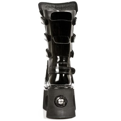 Сапоги ITALI NEGRO, CHAROL NEGRO LISO, NEPTUNO (NOTAS 20 PRS. New Rock M.309-S1 Изображение 5