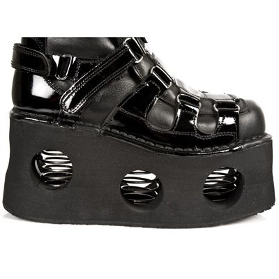 Сапоги ITALI NEGRO, CHAROL NEGRO LISO, NEPTUNO (NOTAS 20 PRS. New Rock M.309-S1 Изображение 8