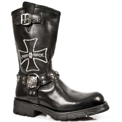  ITALI NEGRO, BOX PLANE, MOTORCYCLE NEGRO (FC) New Rock M.7622-S1  2
