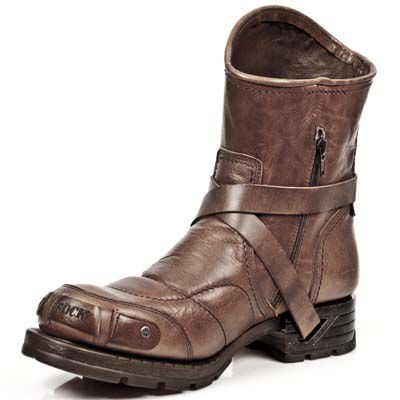 Сапоги GALIA CUERO ALASKA CUERO MOTOROCK CAMEL T COBRE New Rock M.MR010-C2 Изображение 4
