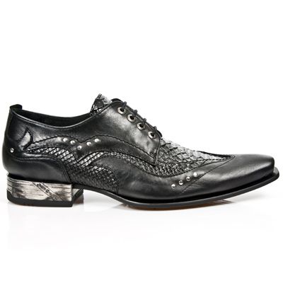  NOMADA NEGRO PITON NEGRO VIP1 NEGRO SUELA ACERO New Rock M.NW119-C1  2