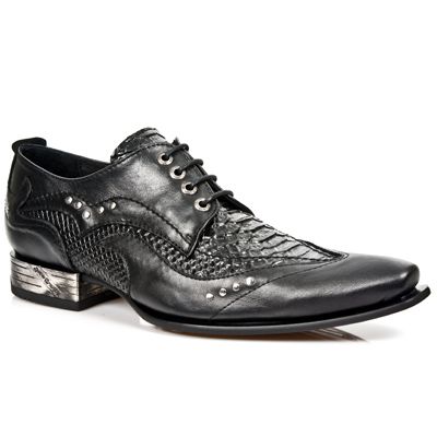  NOMADA NEGRO PITON NEGRO VIP1 NEGRO SUELA ACERO New Rock M.NW119-C1  3