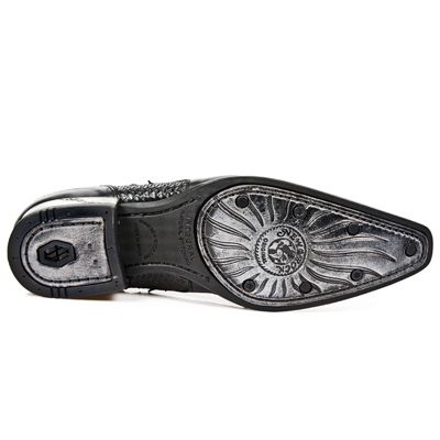  NOMADA NEGRO PITON NEGRO VIP1 NEGRO SUELA ACERO New Rock M.NW119-C1  7