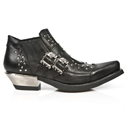  NOMADA NEGRO ITALI NEGRO WEST NEGRO ACERO TACON AC New Rock M.7956-S1  2