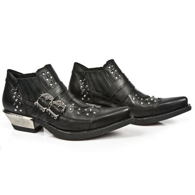  NOMADA NEGRO ITALI NEGRO WEST NEGRO ACERO TACON AC New Rock M.7956-S1  9