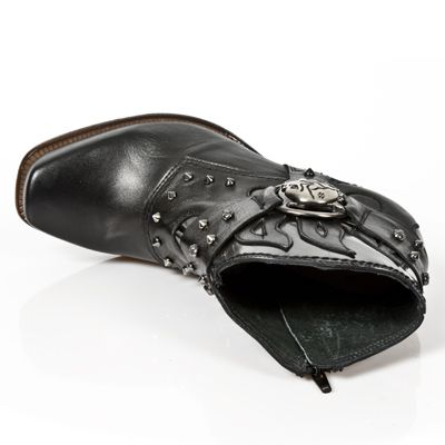  M.7975-S1 NOMADA NEGRO PULIK ACERO SUELA SPAY MIEL TACON BUL New Rock M.7975-S1  8