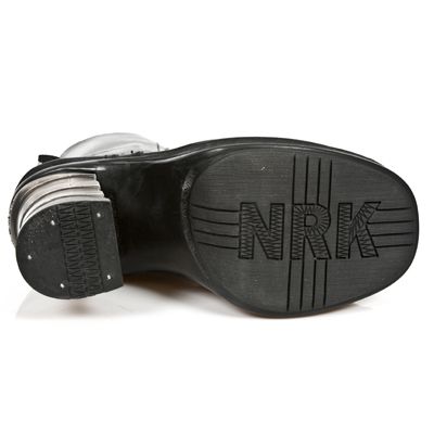  M.8354-S1 ITALI NEGRO, PLATAF NEGRO NRK TACON BANDAS ACERO-N New Rock M.8354-S1  7